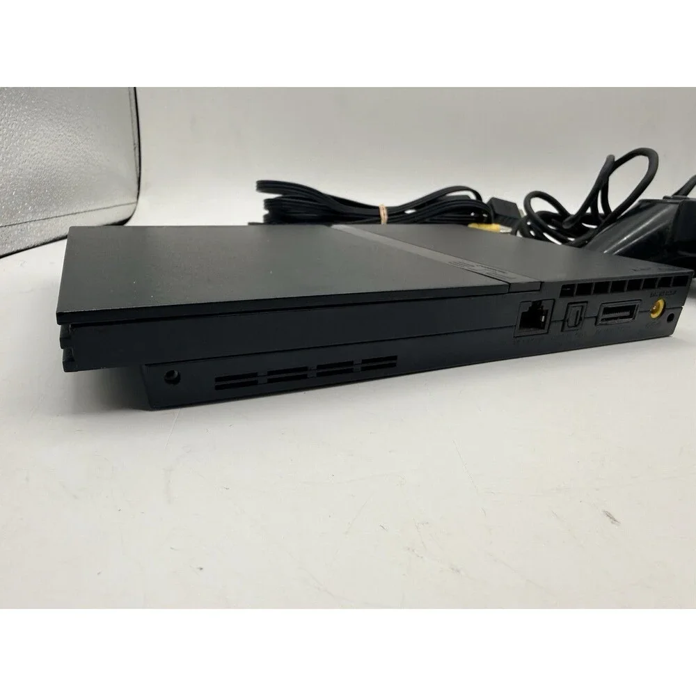 Sony PlayStation 2 PS2 Slim SCPH-75001 NEW LASER & RIBBON w/ Memory AV Cord +